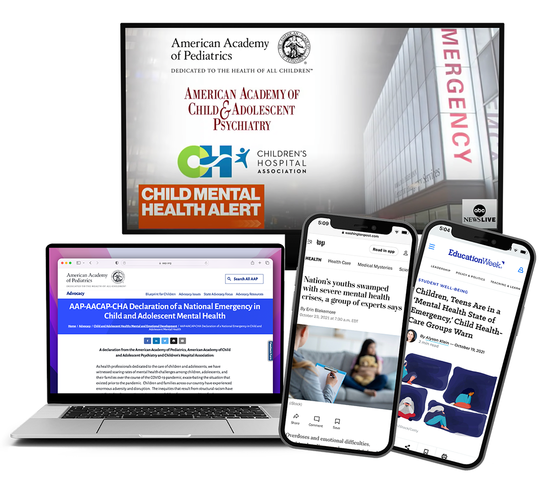 Media articles about COVID